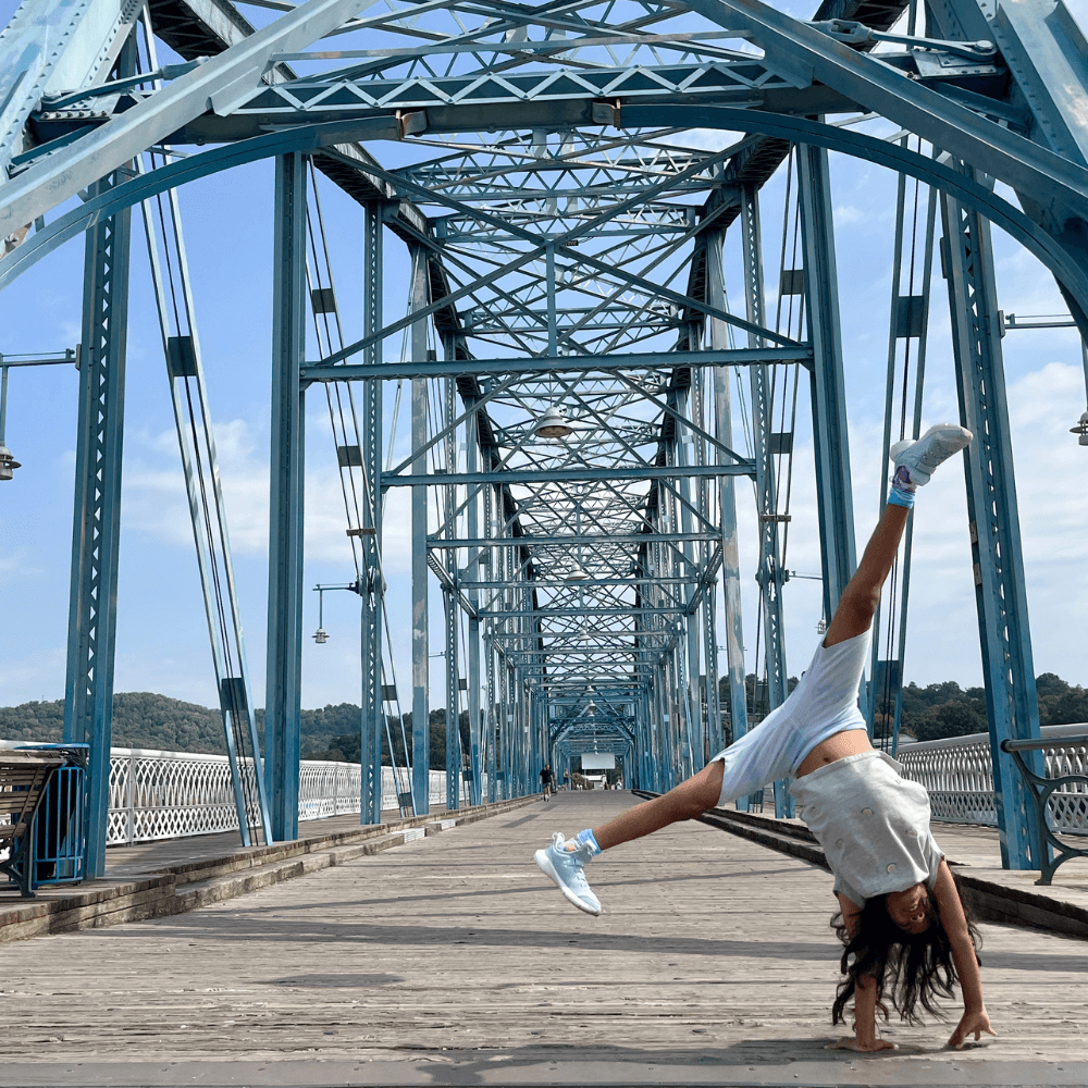 Girl on Bridge